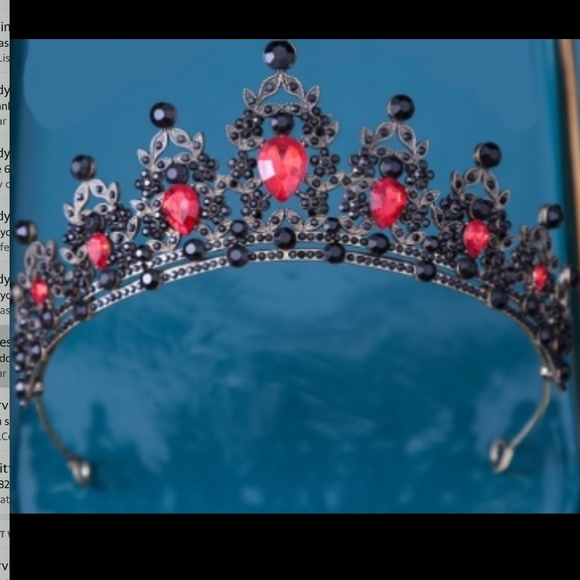 Gothic Wedding Crown Tiara - Picture 5 of 5